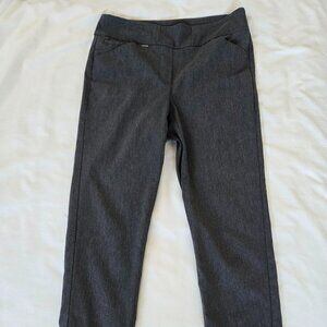 EP Pro Basic Women's Bi Stretch Pull On Golf Ankle Pant Dark Gray
